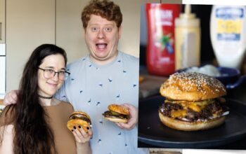 Daniel Pasquier har övertygat sin sambo Selin om att hamburgare faktiskt är gott.