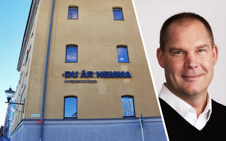 Fredrik Edlund är vd för Hyresbostäder i Norrköping.