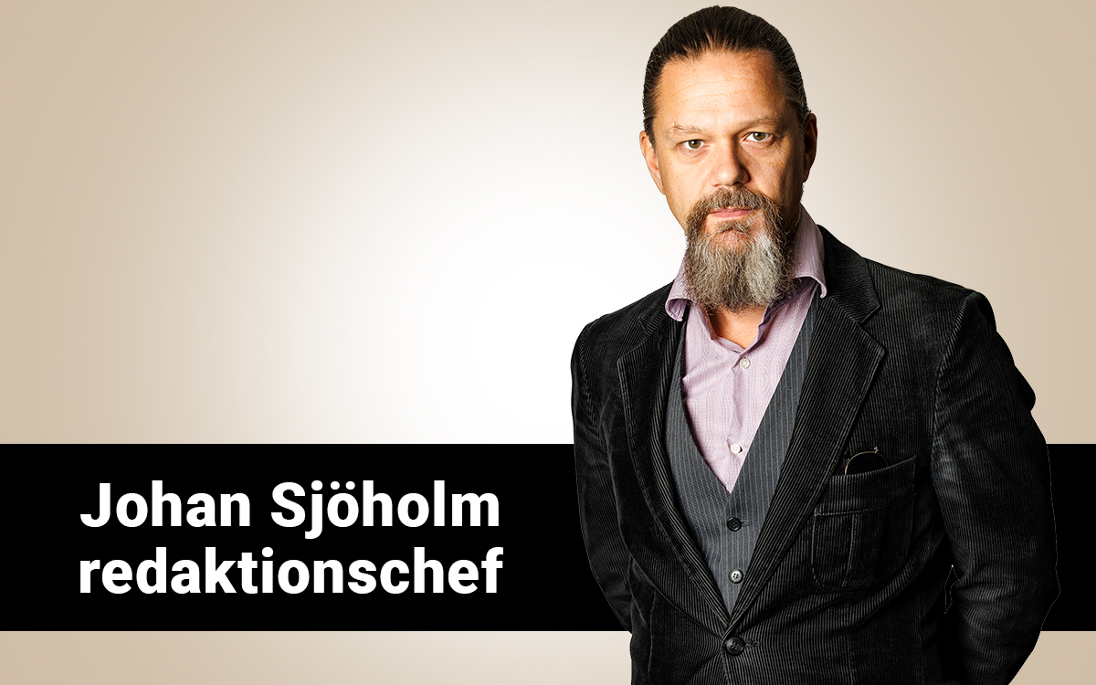 Johan Sjöholm, redaktionschef