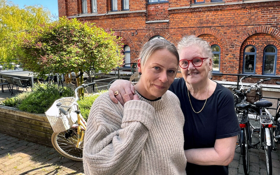 Lina Andersen och Anna Falkensparr, hyresgäster i Ystad.