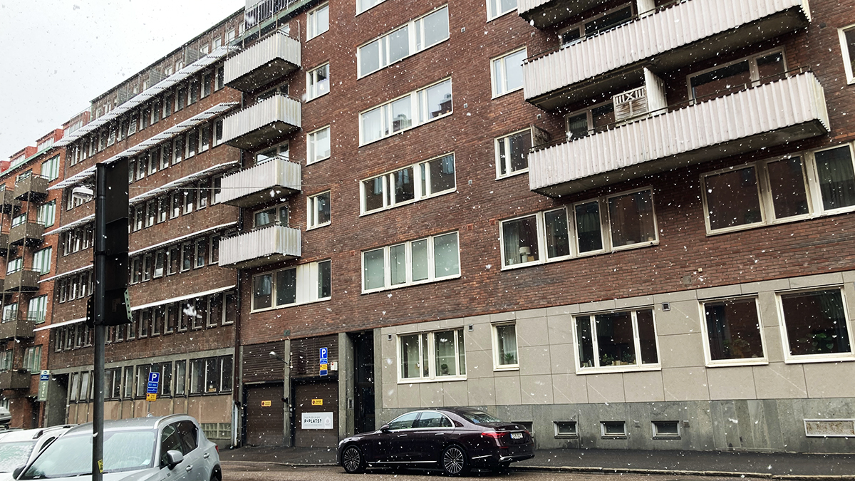 I det här huset på Baldersgatan hyrde Daniel lägenhet av Sweden Svea Apartment. Hyreshuset ägs av Sigillet.