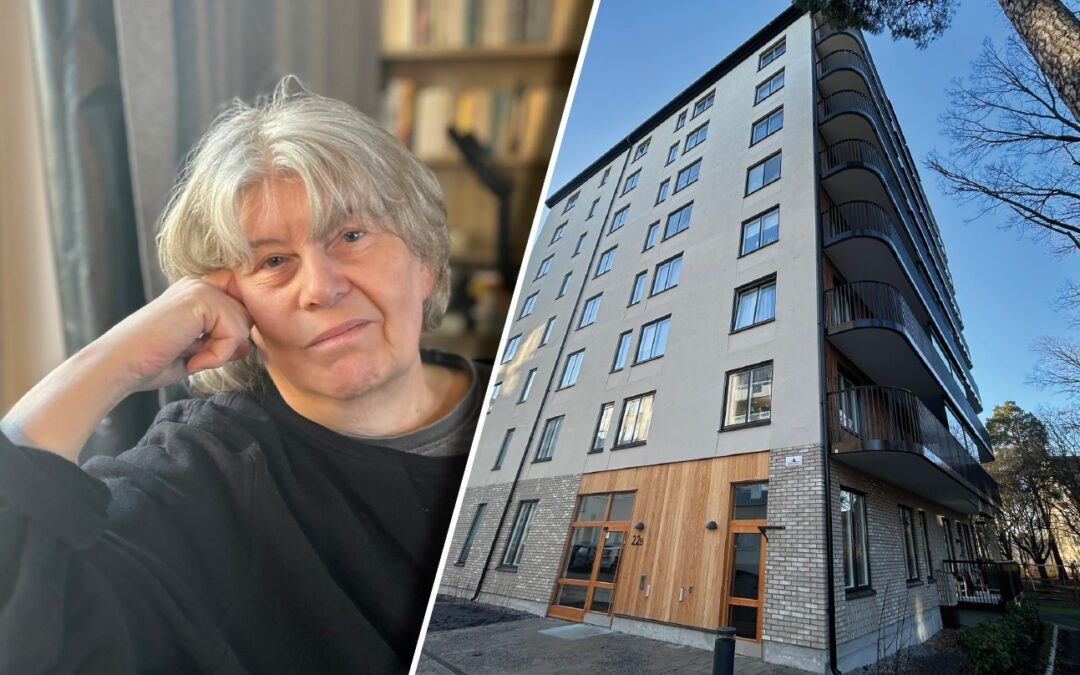 Carina Östman har gett upp och flyttar nu från det nybyggda trygghetsboendet.
