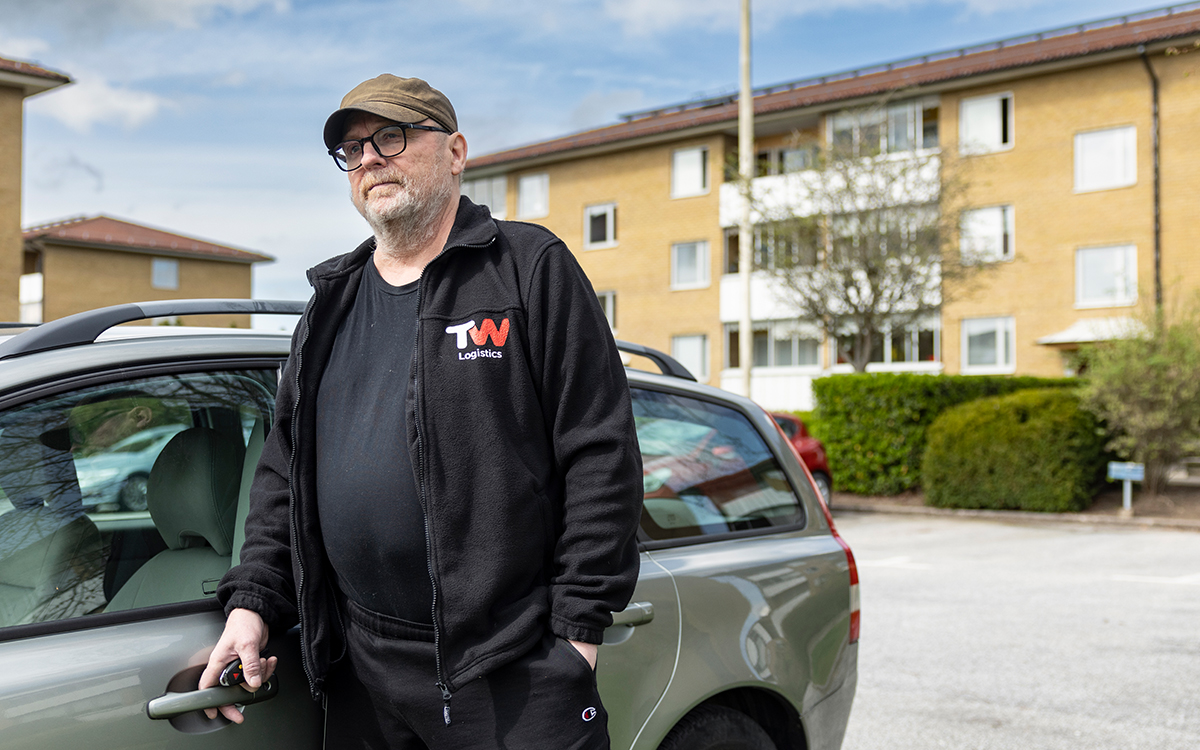 Jerry Ohlsson, hyresgäst i Svedala. 