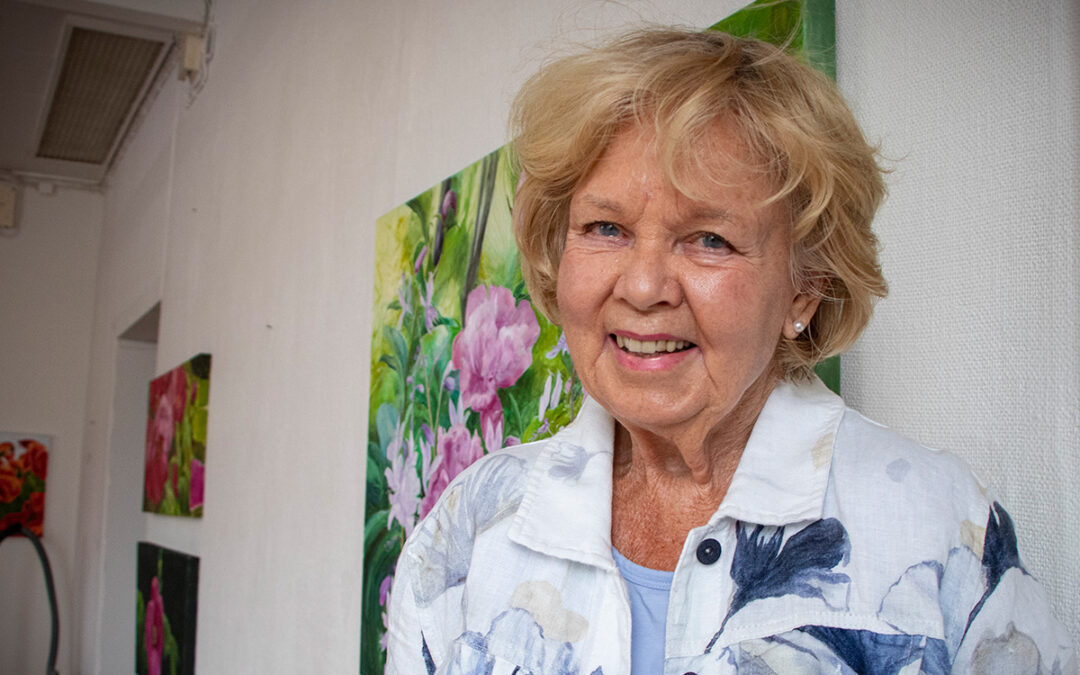 Parkinson tvingade nästan konstnären Gunilla att flytta: