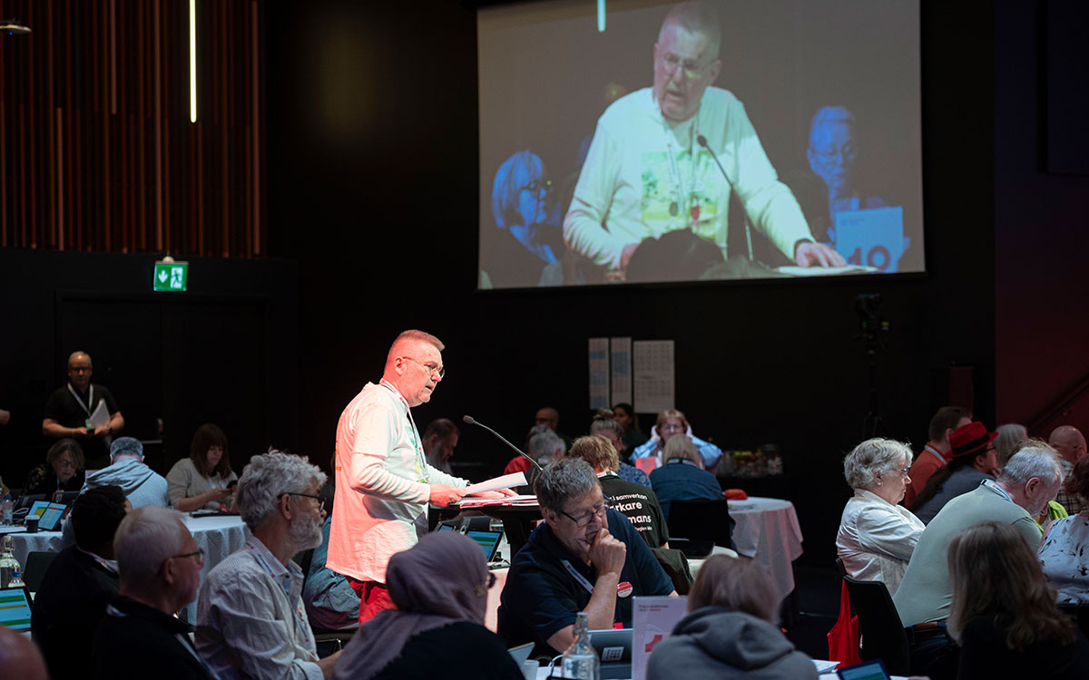 Hyresgästföreningens förbundsstämma 2025. Peter Bylund.