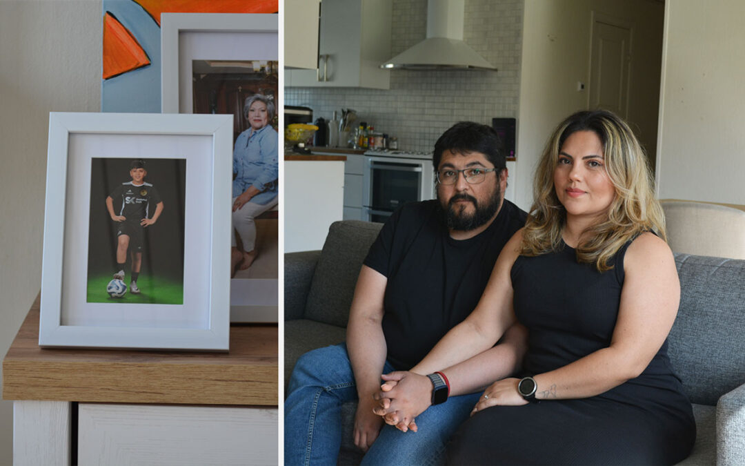 Liliana, hennes man Sergio och deras son Sergio Jr måste snart lämna Sverige efter Northvolts konkurs.