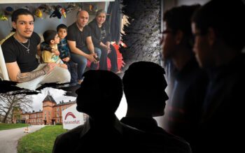 Samtidigt som flyktingfamiljer trängs ihop i små rum tar värdar ut miljoner i vinst.