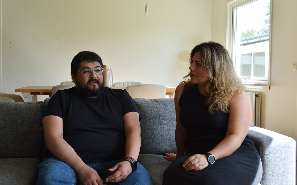 Sergio och Liliana måste snart flytta från Sverige.