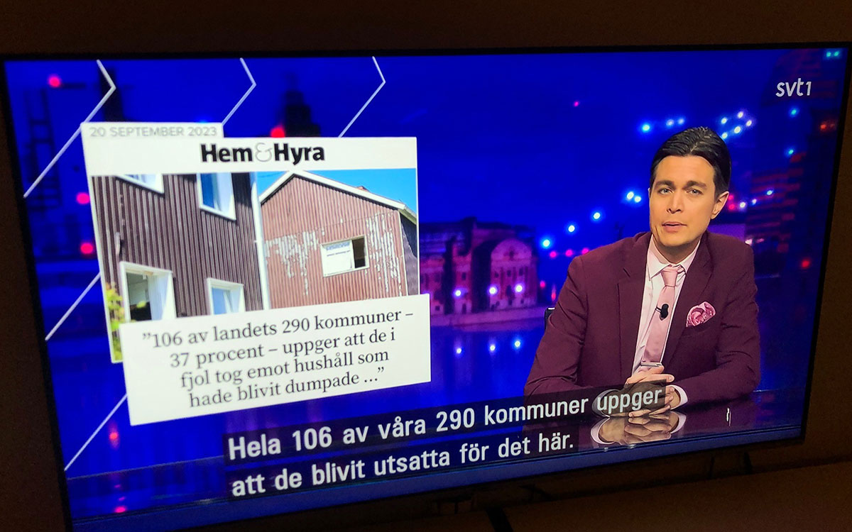 Svenska nyheter uppmärksammar Hem & Hyras granskning