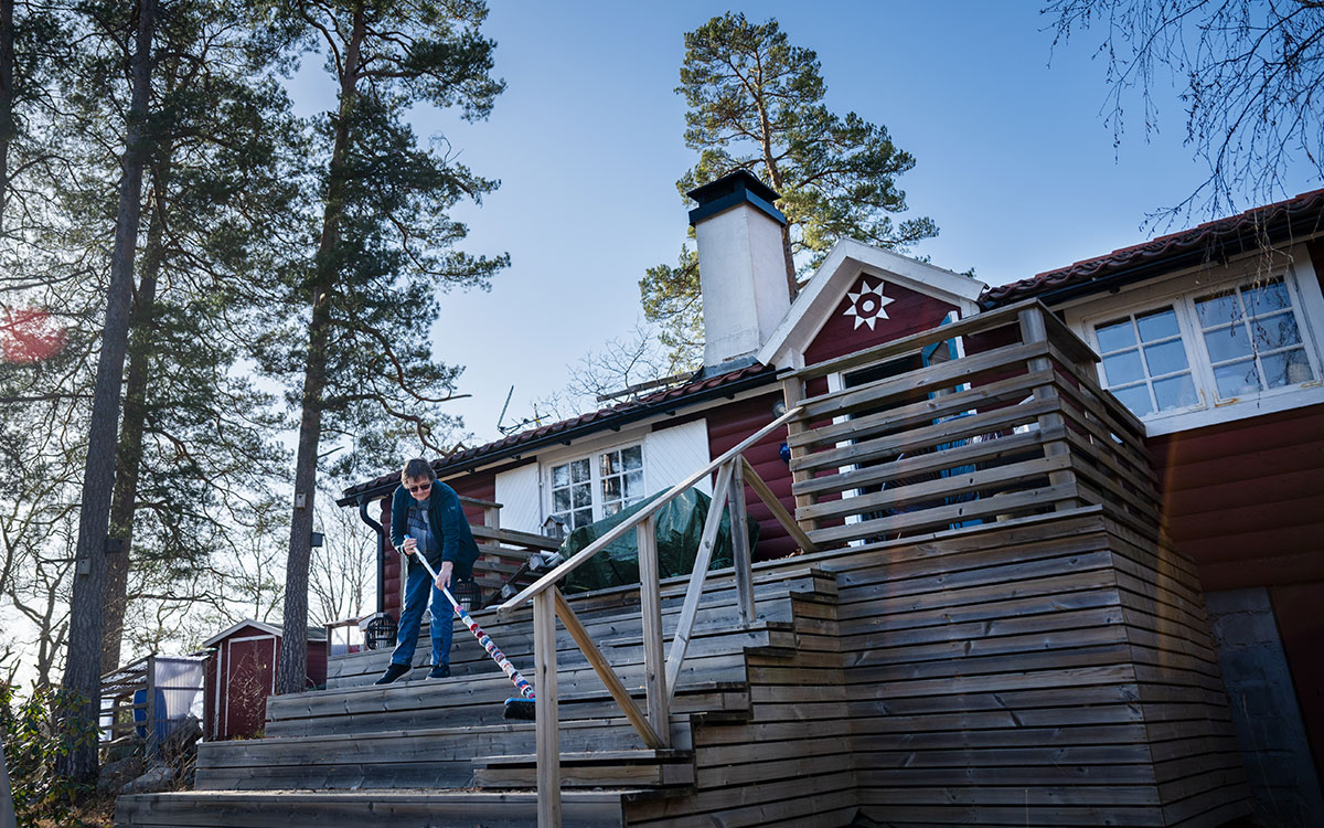 "Det här är mitt paradis, en plats att koppla av på," säger Ulla-Lena Lindqvist.