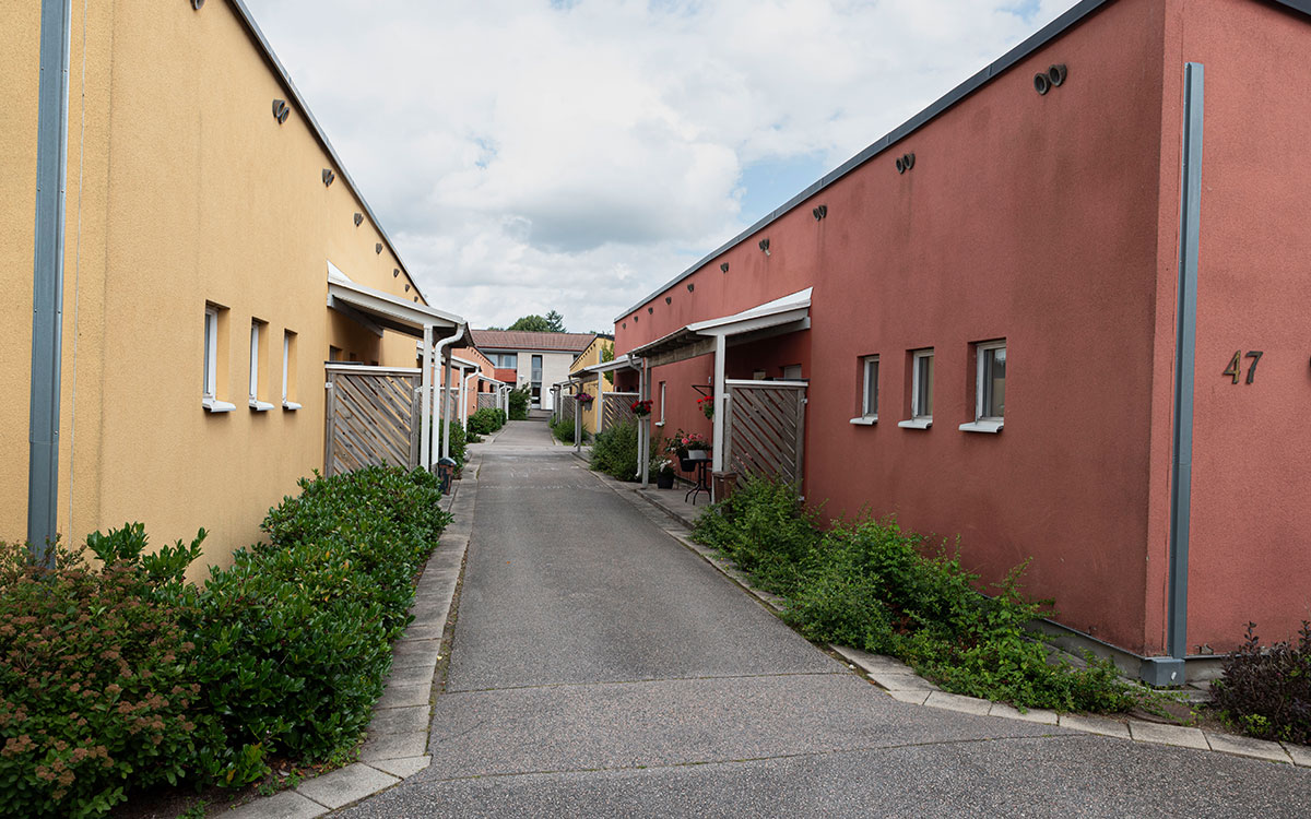 Ett bostadsområde.