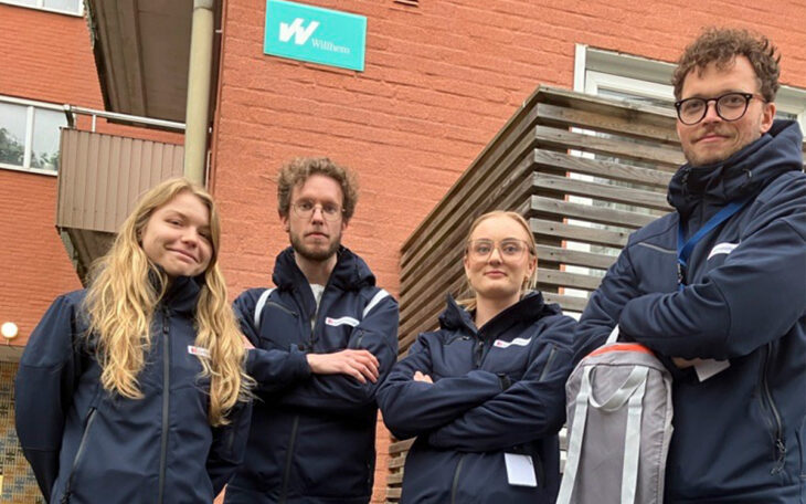 Under medlemsveckan i maj knackade Ester Sandström, Jesper Lissmark, Moa Holm och Thomas Grinderslev dörr hos Willhems hyresgäster i Druvefors. "Engagemanget kring de rabatterade hyrorna var stort", säger förhandlaren Jesper Lissmark.