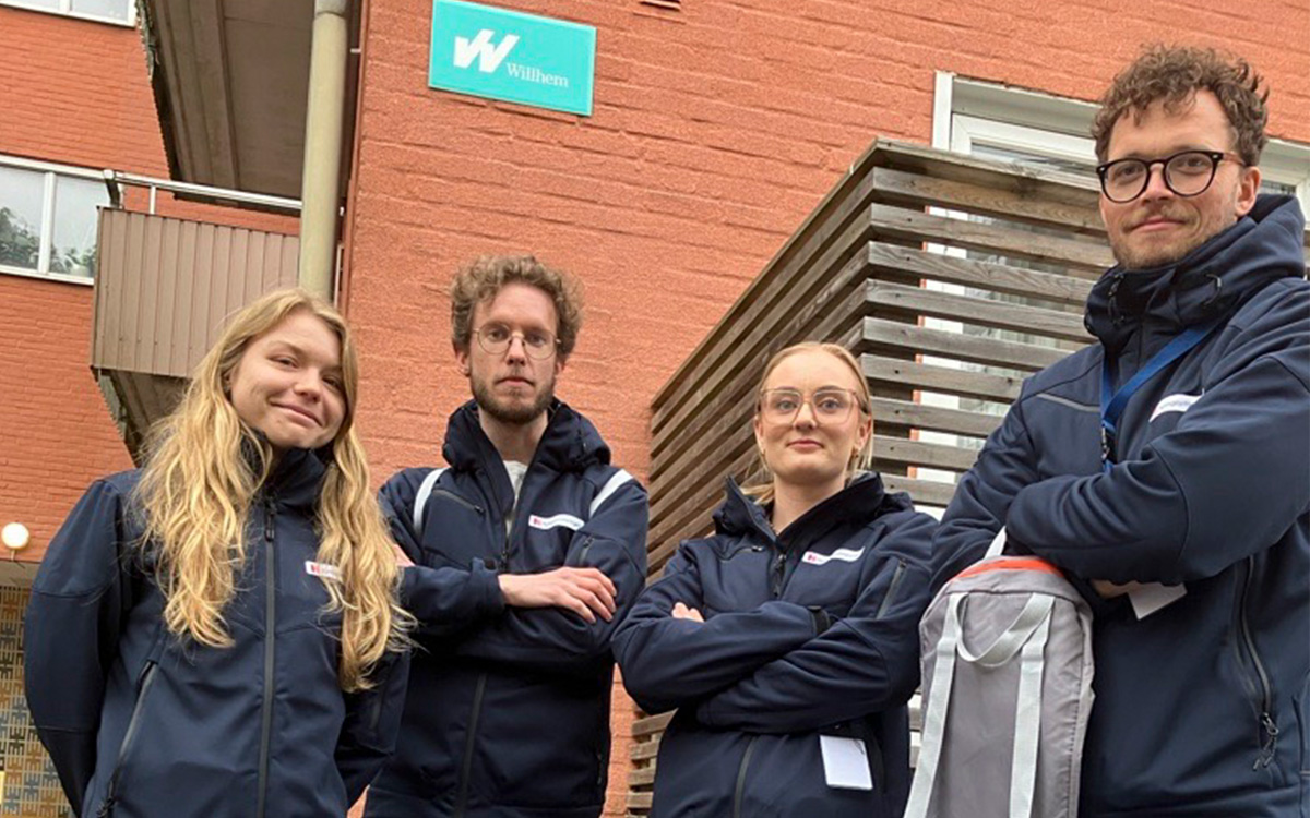 Under medlemsveckan i maj knackade Ester Sandström, Jesper Lissmark, Moa Holm och Thomas Grinderslev dörr hos Willhems hyresgäster i Druvefors. "Engagemanget kring de rabatterade hyrorna var stort", säger förhandlaren Jesper Lissmark.