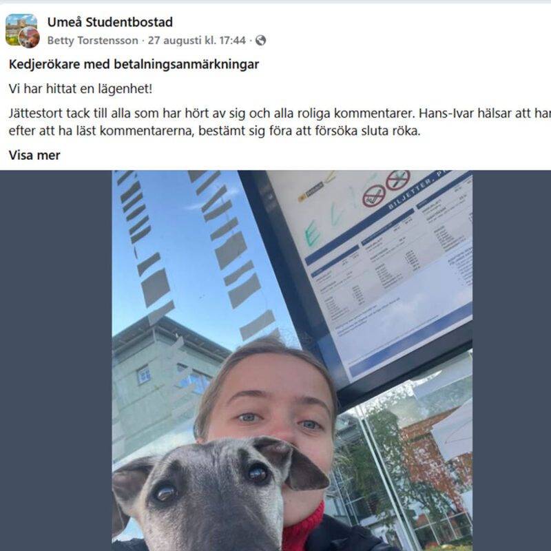 Betty Torstenssons annons.
