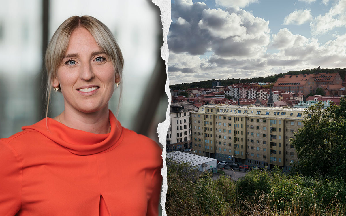 Emmelie Sjögren är fastighetschef på Stena Fastigheter Göteborg. Nu planerar bolaget en stamrenovering på Lilla Risåsgatan/Linnégatan vid foten av Skansberget.