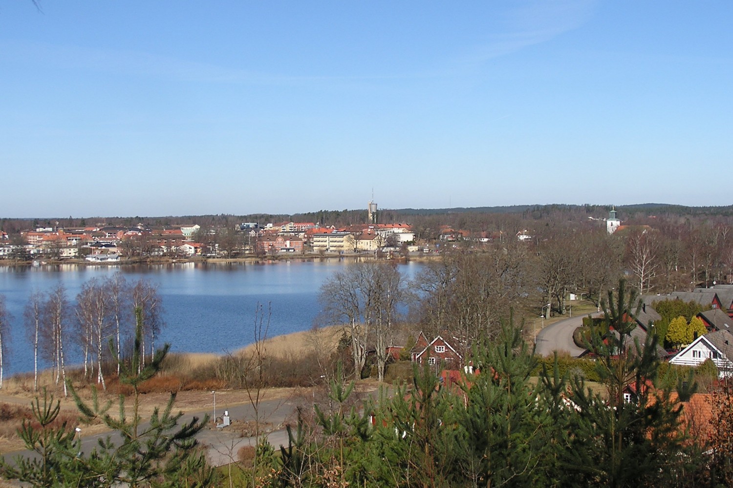 En vy över Osby.
