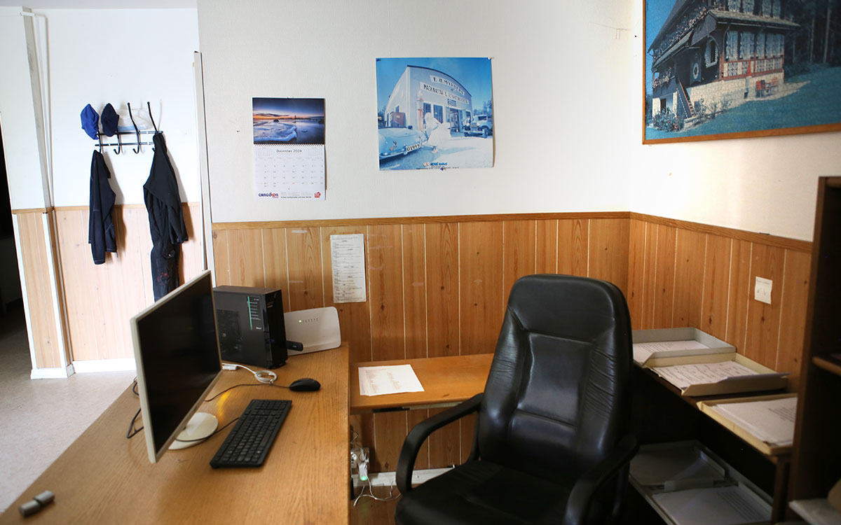 Tomt kontor i Bolagshagen. 