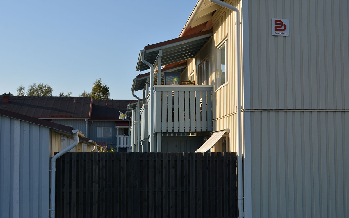 Ett bostadsområde i Umeå.
