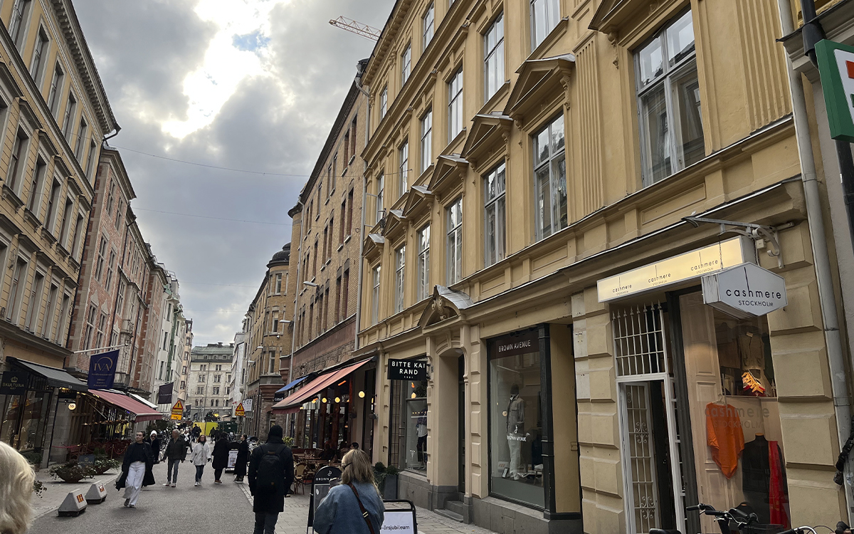 Hyreshus på Grev Turegatan i Stockholm.