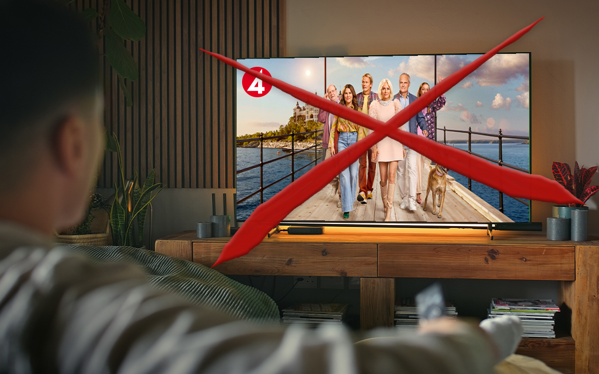 TV4 slutar sända i marknätet.