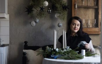 Vill du göra din egen fyrarmade ljusstake? Följ då råden från Cecilia Larsson.