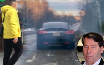 Mannen som körde runt i stugområdet och sålde adresser stoppades av polis. Sedan fick han köra vidare. Stefan Lundberg, tidigare chefsåklagare på Ekobrottsmyndigheten, är kritisk till att ingen dömts för att sälja adresser. OBS! Bilden är ett montage.