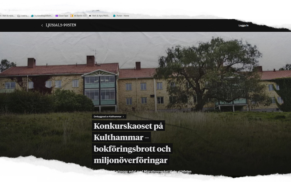Ljusdals-Posten om Kulthammar