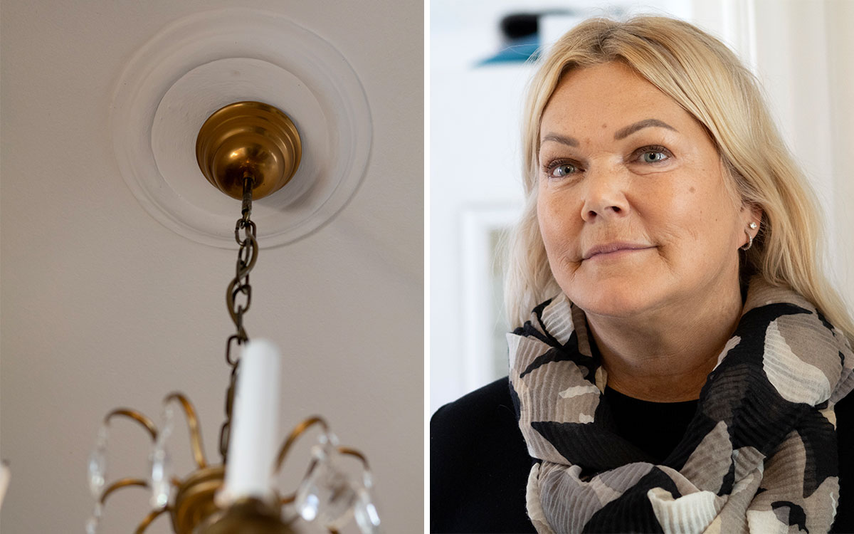 Gunilla Zachrisson Hosten vill att detaljer som takrosetter och lister ska bevaras. Hyresvärden försäkrar att renoveringen ska ske varsamt och att det som inte går att spara ska återskapas.