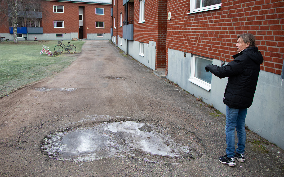 Minna hyresgäst på Slåttervägen i Trollhättan. 