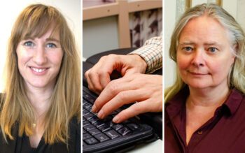 Sara Fischer är säkerhetschef på Bostadsbolaget som nu har börjat kontrollera hyresgästernas personuppgifter mot Skatteverkets folkbokföring. Hyresgästen Britt Dagoberth är en av de tiotusentals personer som berörs.