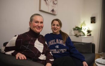 Faranak Zadeh och Pernilla Arends.