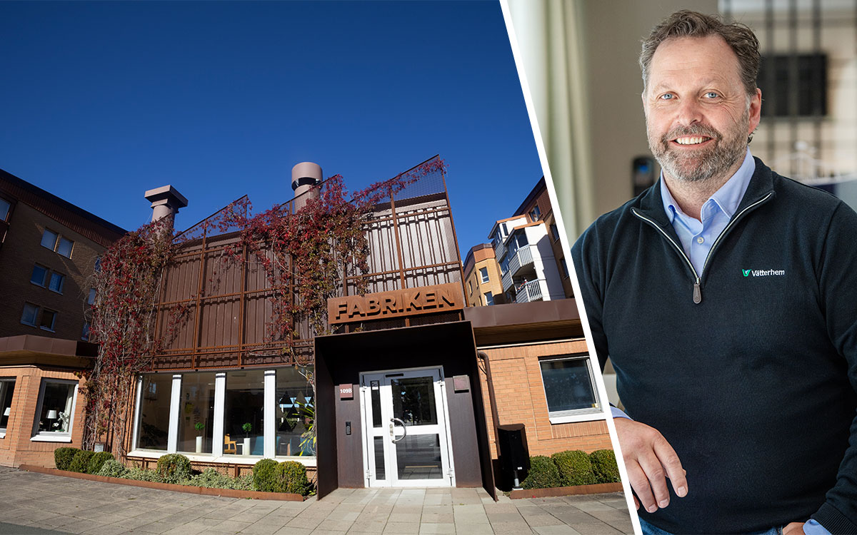 Kvarteret Fabriken byggdes 1985. "Jag tror att det började med ett riksdagsbeslut om att man skulle försöka hitta andra upplåtelseformer för att främja de äldre", säger Maths Carlgren på Vätterhem.
