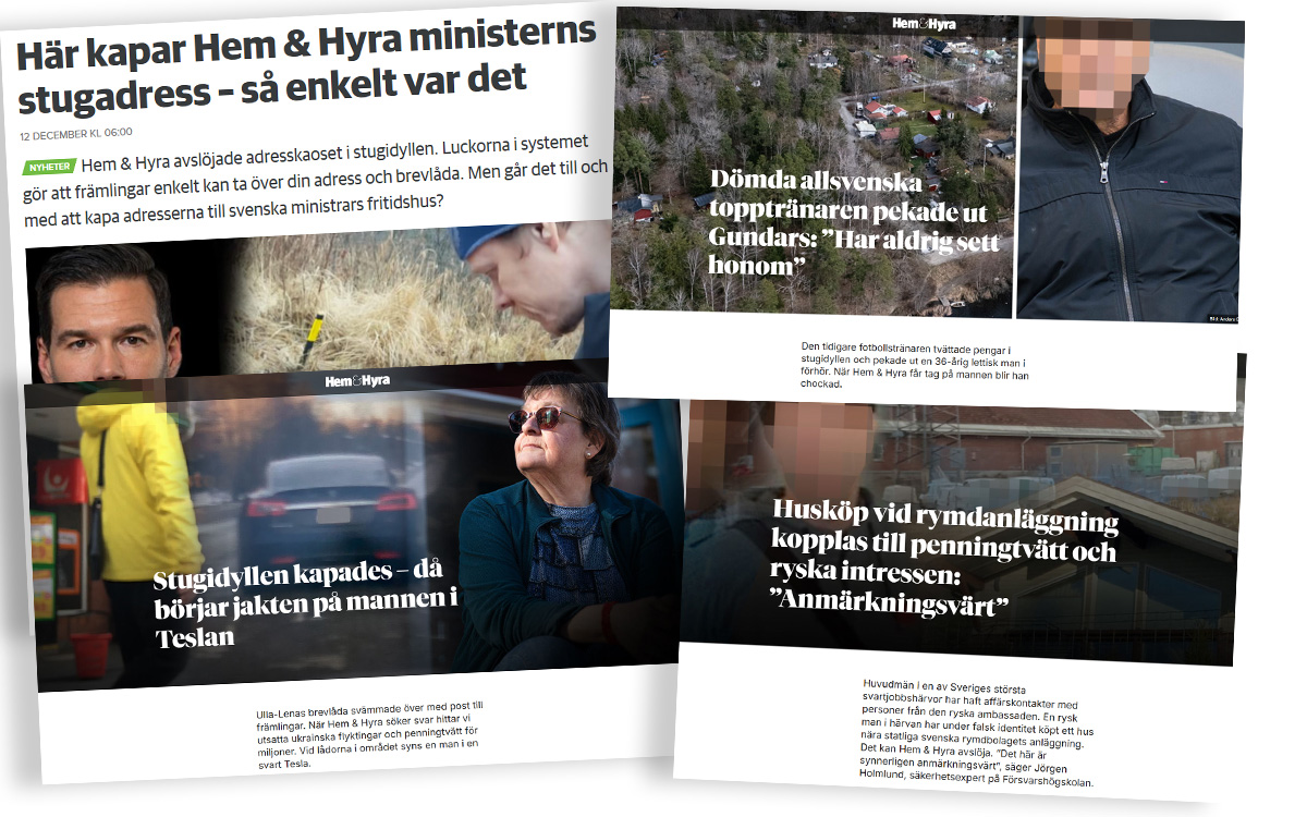 Hem & Hyra har granskat adresskapning i flera artiklar.