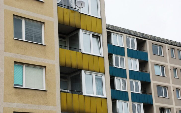 Hyreshus i Norrköping.