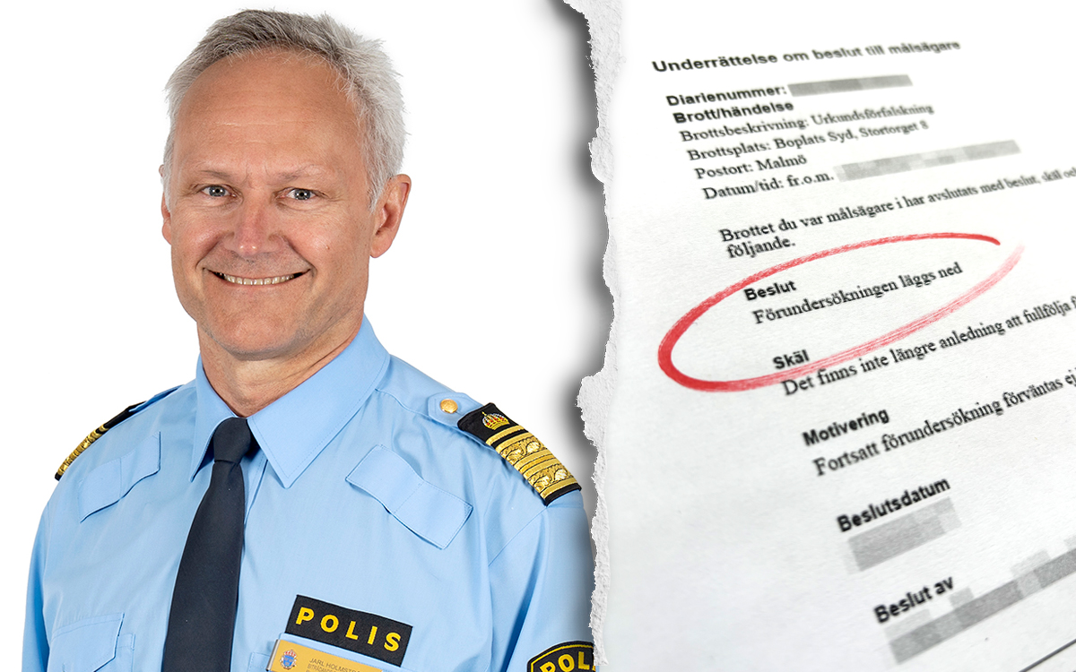Jarl Holmström, biträdande regionchef på polisen i region syd. Polisen missar bostadsfusk