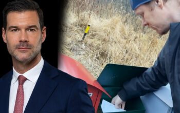 Hem & Hyras reporter hämtade ett brev adresserat till sig själv - i migrationsminister Johan Forssells brevlåda.