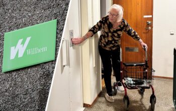 Birgit Dahlberg, 85 år, hyresgäst hos Willhem i Trollhättan.