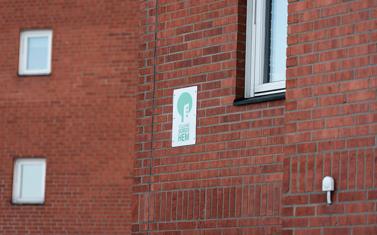 Helsingborgshems hyresfastighet på Nils Kaggs gata i stadsdelen Pålsjö Östra i Helsingborg.