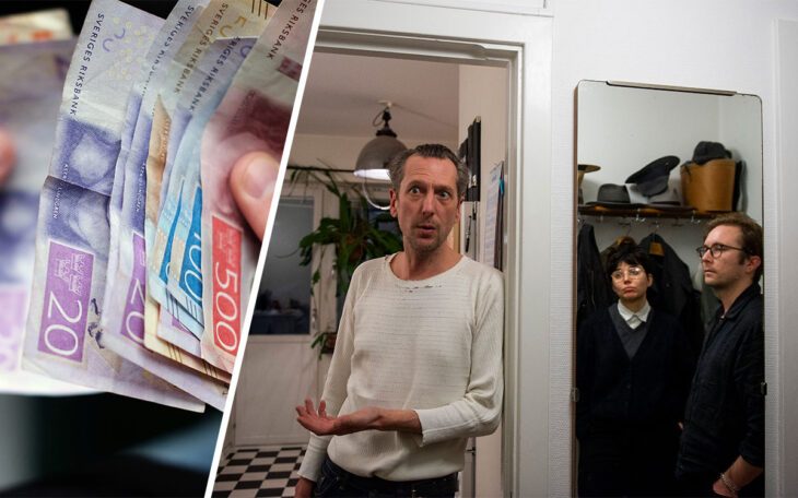 Hyresgästerna Fredrik Rosén, Michelle Dzgoeva och Simon Janke på Kirseberg.