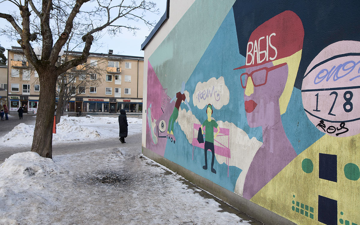 Bagarmossen i södra Stockholm.