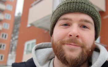 Johan Larsson, hyresgäst hos Willhem i Borås.