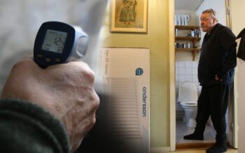 Kalla lägenheten på Byvägen i Södertälje. Hyresgästen Mats Hedqvist fryser.