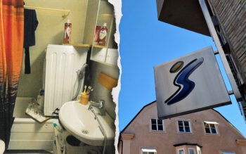 En hyresgäst i Linköping riskerar vräkning efter en lång rad incidenter av olika slag. Bland annat upptäckte hyresvärdens personal att mannen placerat en tvättmaskin på ett sätt som bedöms olämpligt.