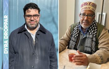 Manlig förhandlare på Hyresgästföreningen och manlig hyresgäst