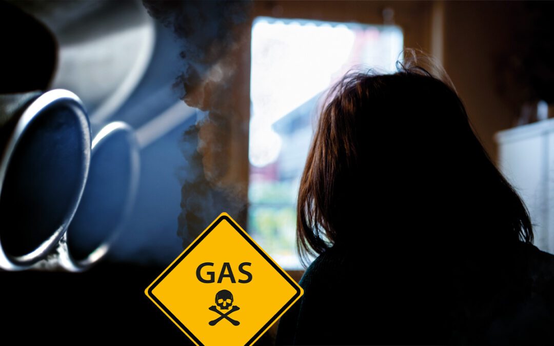 Kerstin andades in livsfarliga avgaser från bilar