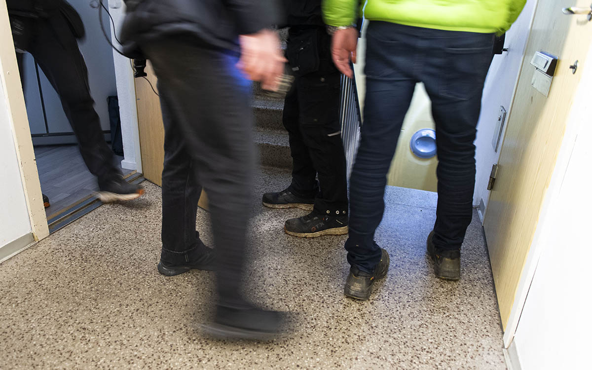 Visning i Femman i Kinesiska muren på Rosengård i Malmö. 