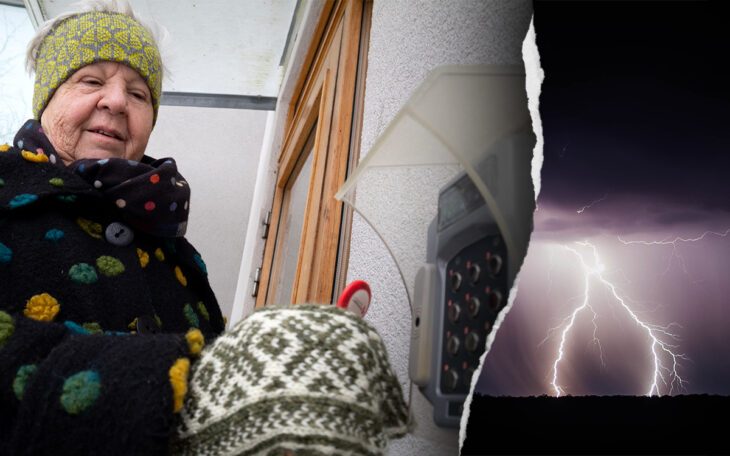 Anita Utterström minns det kaos som utbröt när åskan slog ut låssystemet i hennes bostadsområde. Hon hoppas slippa uppleva det någon mer gång.