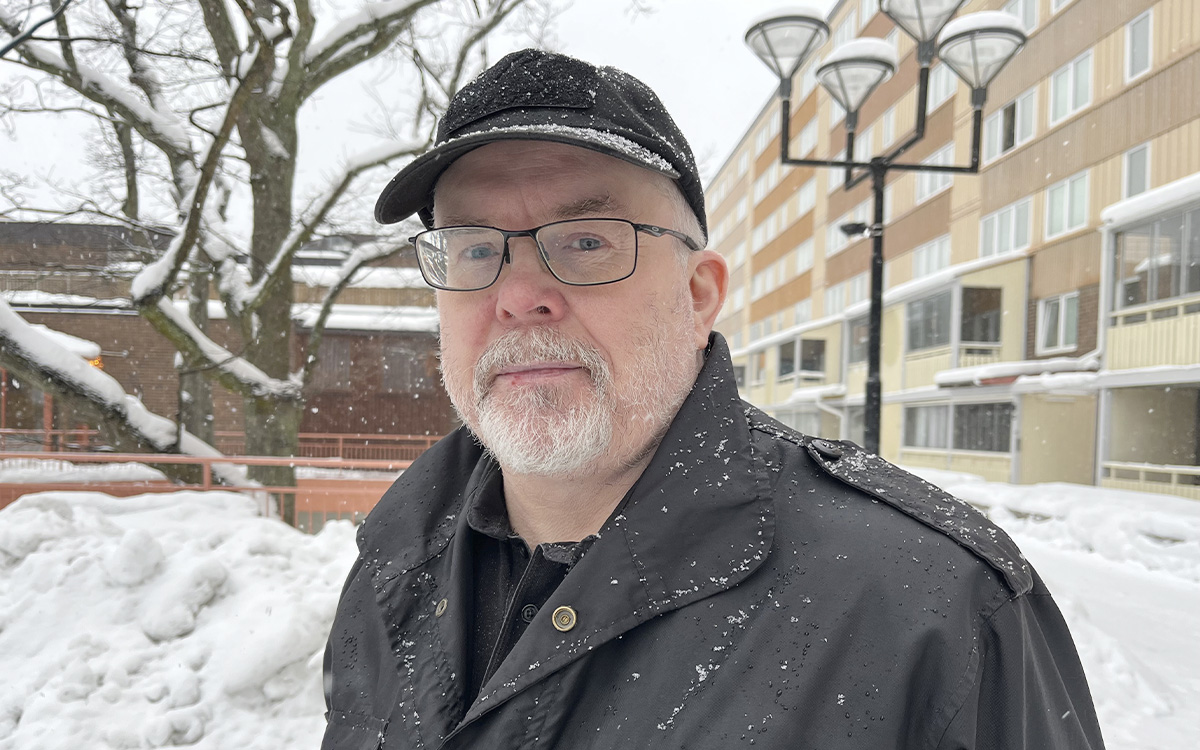 Hyresgäst i Fisksätra, porträtt.