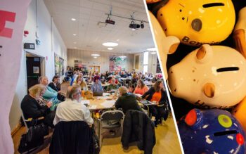 Efter flera år av minusresultat går Hyresgästföreningen i region Västra Sverige nu med ett rejält överskott. Bild från regionens årsmöte för två år sedan.