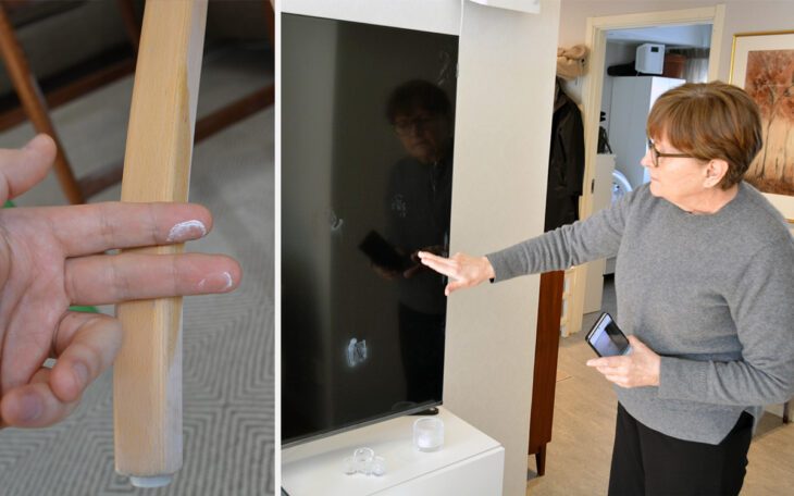 Häxsot, på tv och på en fåtölj.